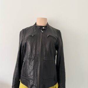 Michael Kors Black Leather Jacket